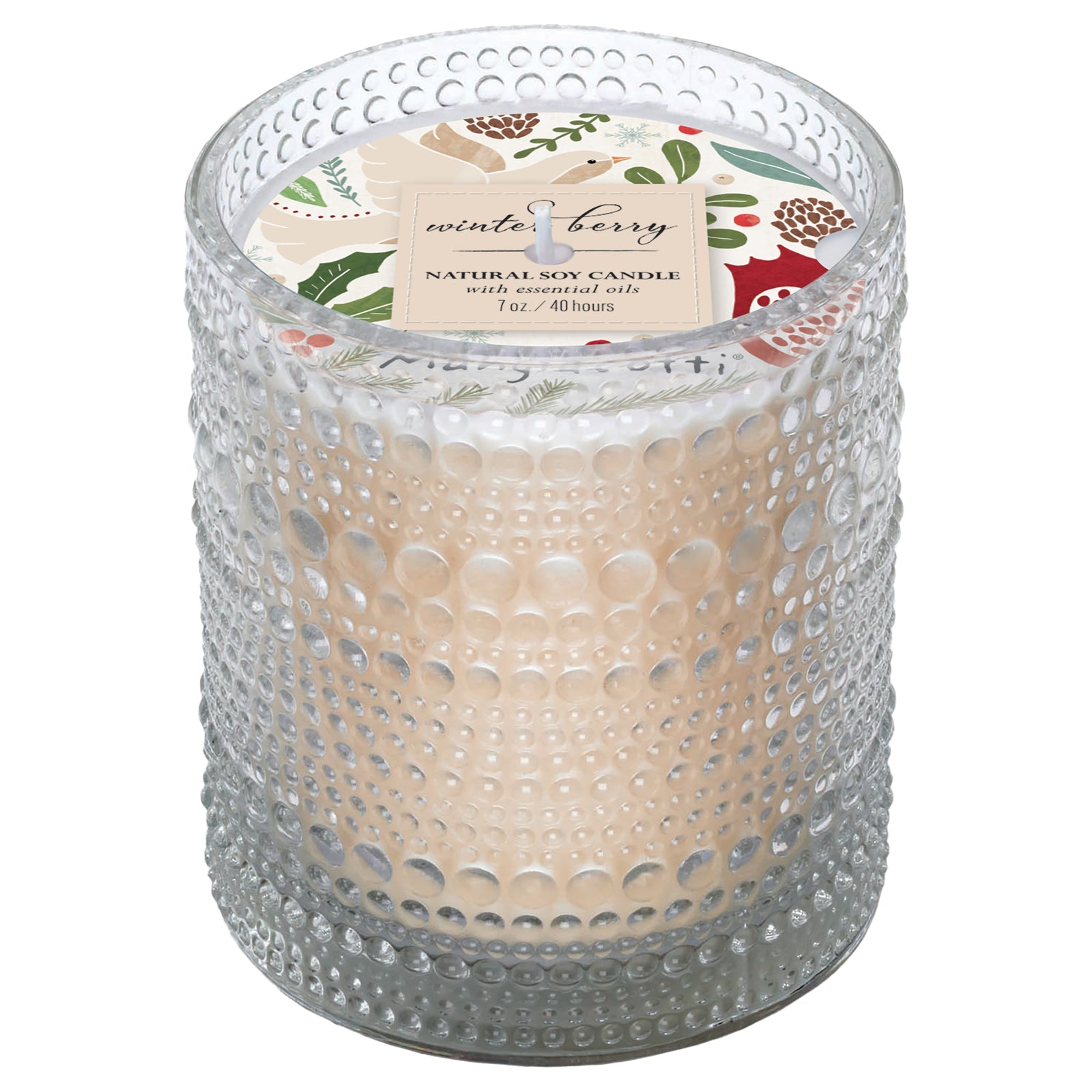 Mangiacotti Winter Berry Soy Candle, 7 oz