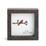 Demdaco Love From Above Shadow Box, red cardinal, Sharon Nowlan Collection