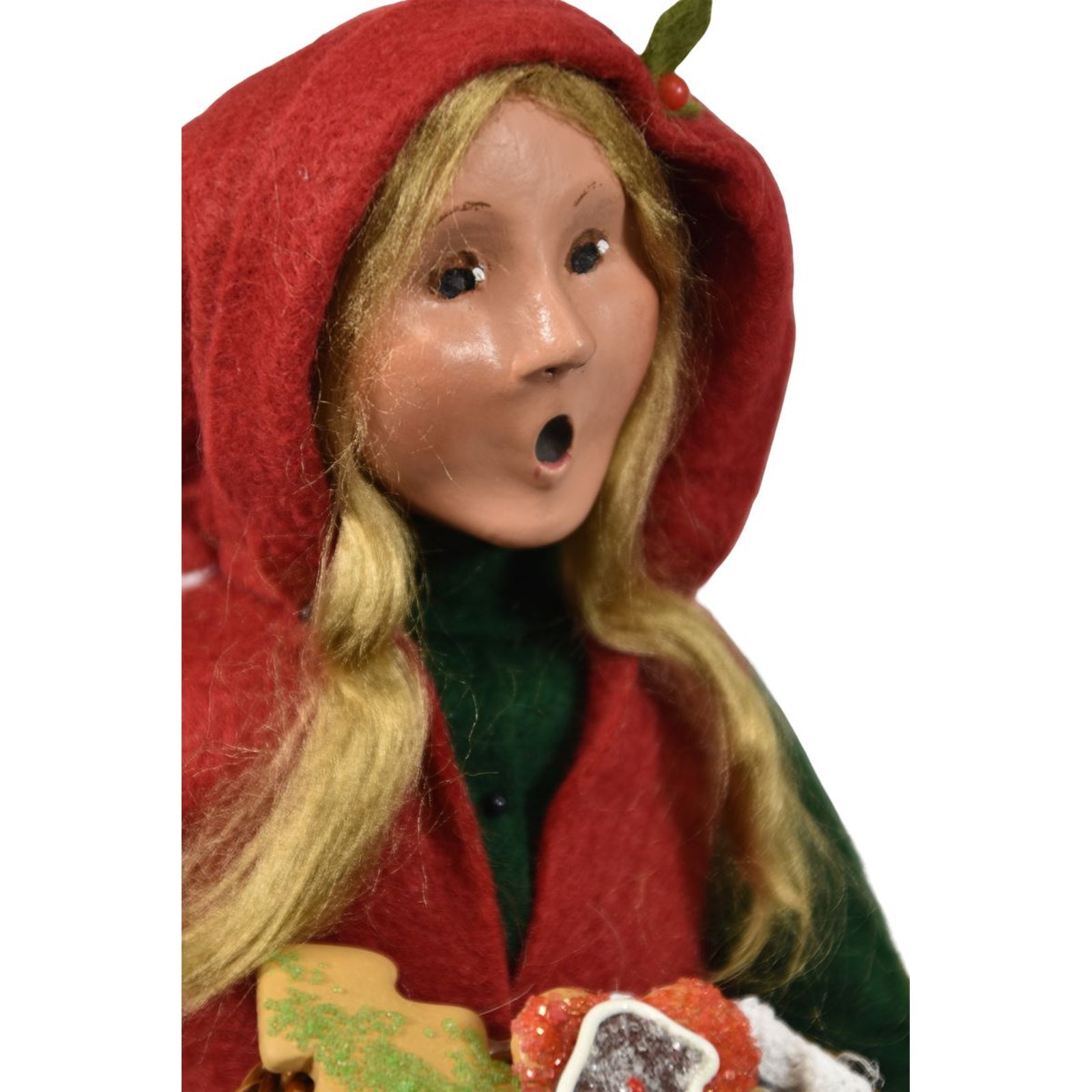 Byers' Choice Woman Selling Cookies Caroler, view 2