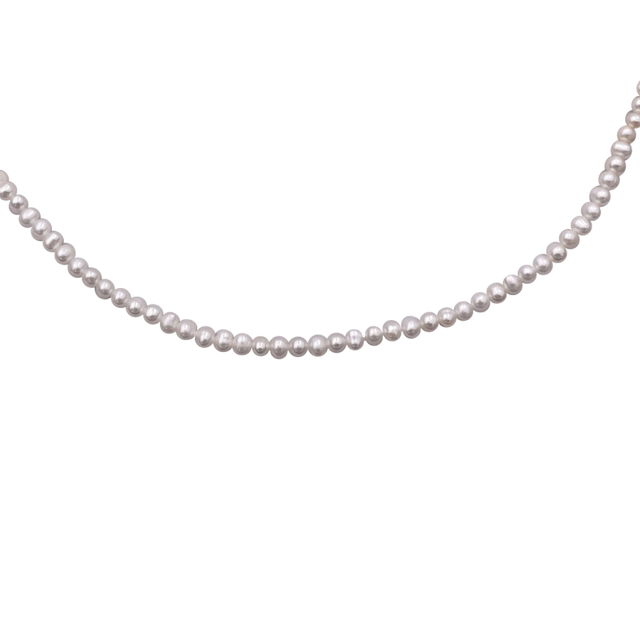Choker Petite Pearl Nugget 4mm 16"