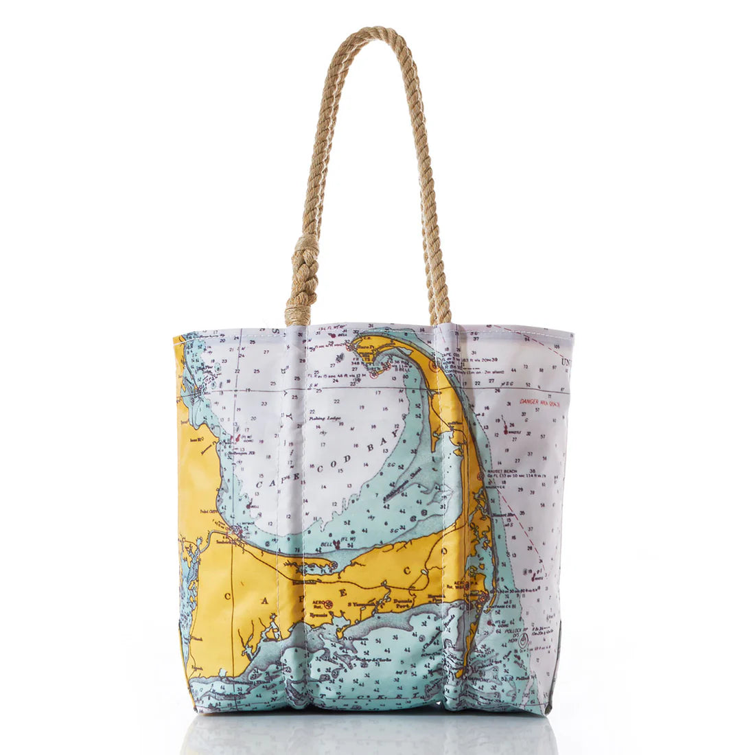 Sea Bags Cape Cod Nautical Chart Tote -Medium