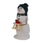 Byers' Choice Snowman with Bird Feeder, view 3