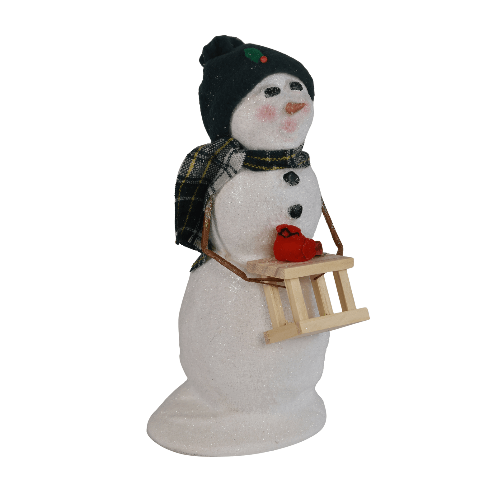 Byers' Choice Snowman with Bird Feeder, view 2
