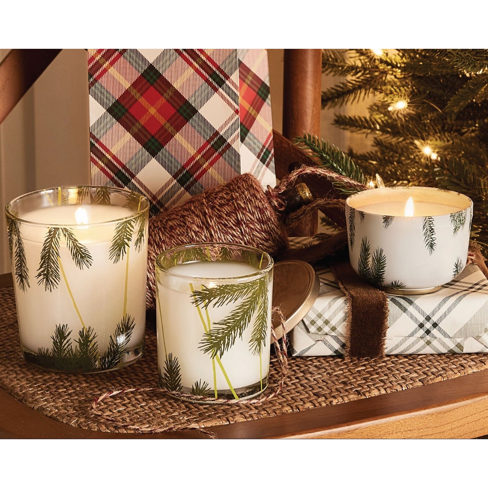 Thymes Frasier Fir 13 oz Pine Needle Poured Candle, view 4