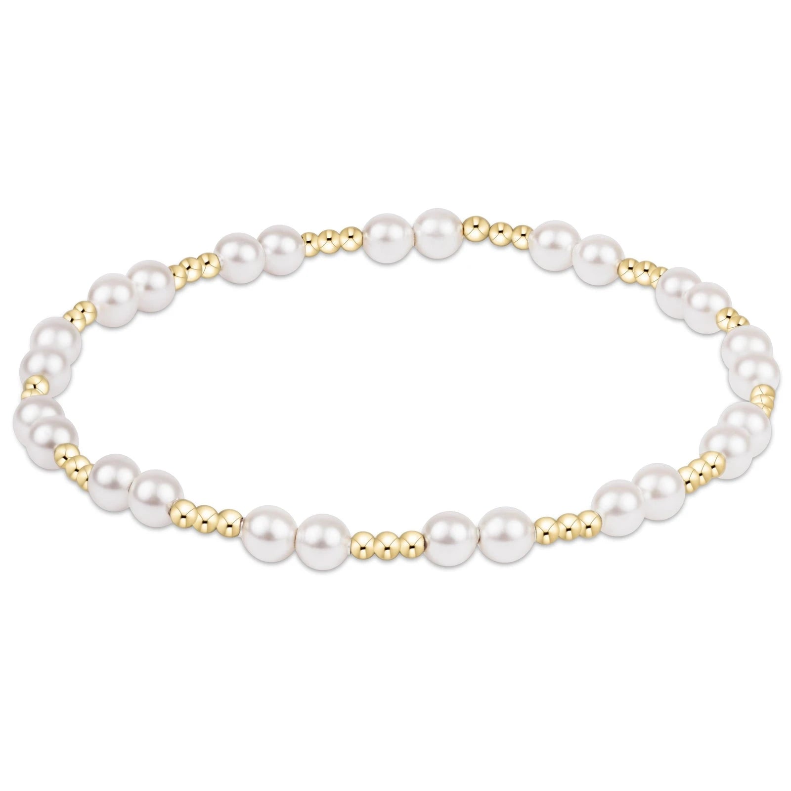 E Newton Together Pearl 4mm Bracelet