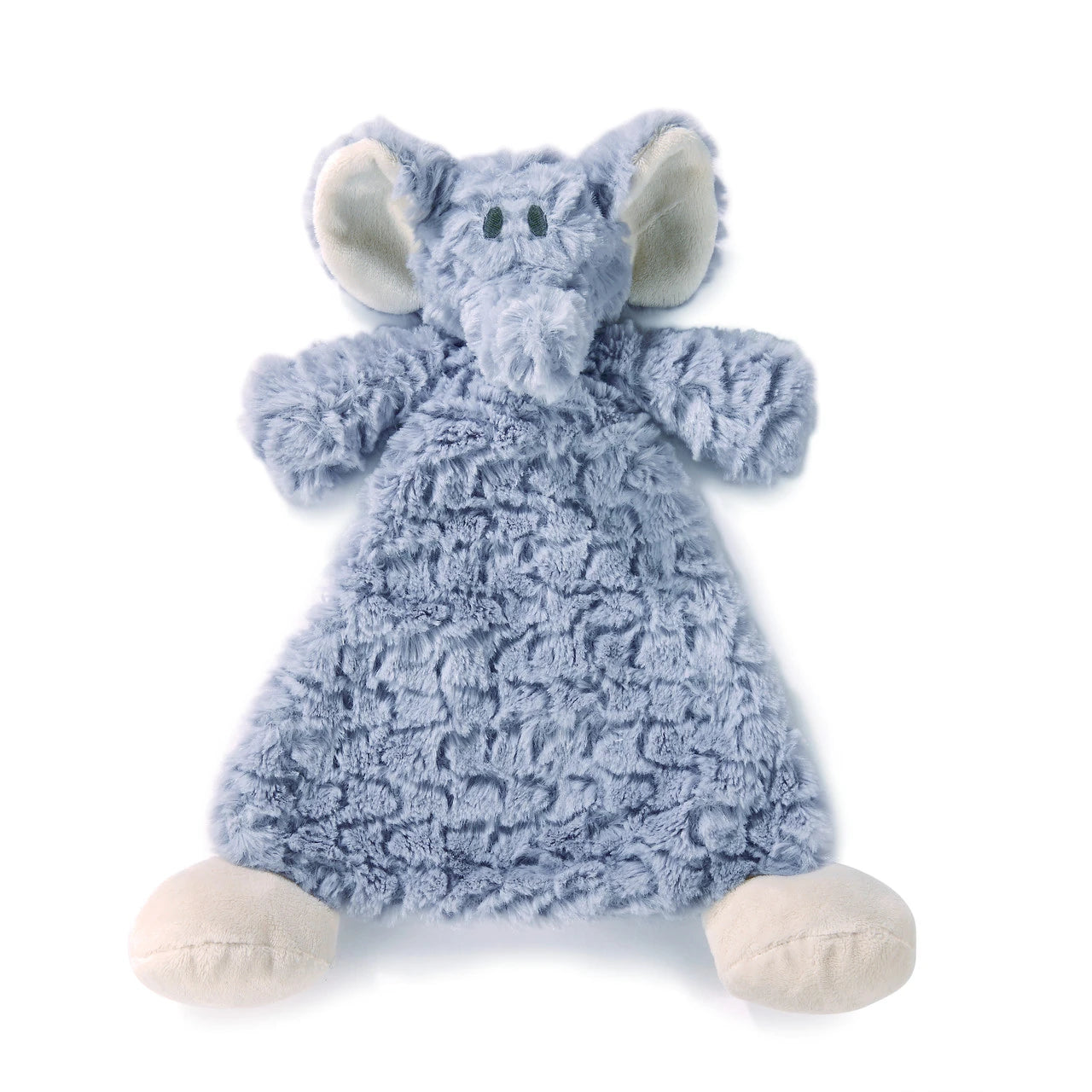 Demdaco Ellery Elephant Rattle Blankie, plush security lovey