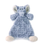 Demdaco Ellery Elephant Rattle Blankie, plush security lovey