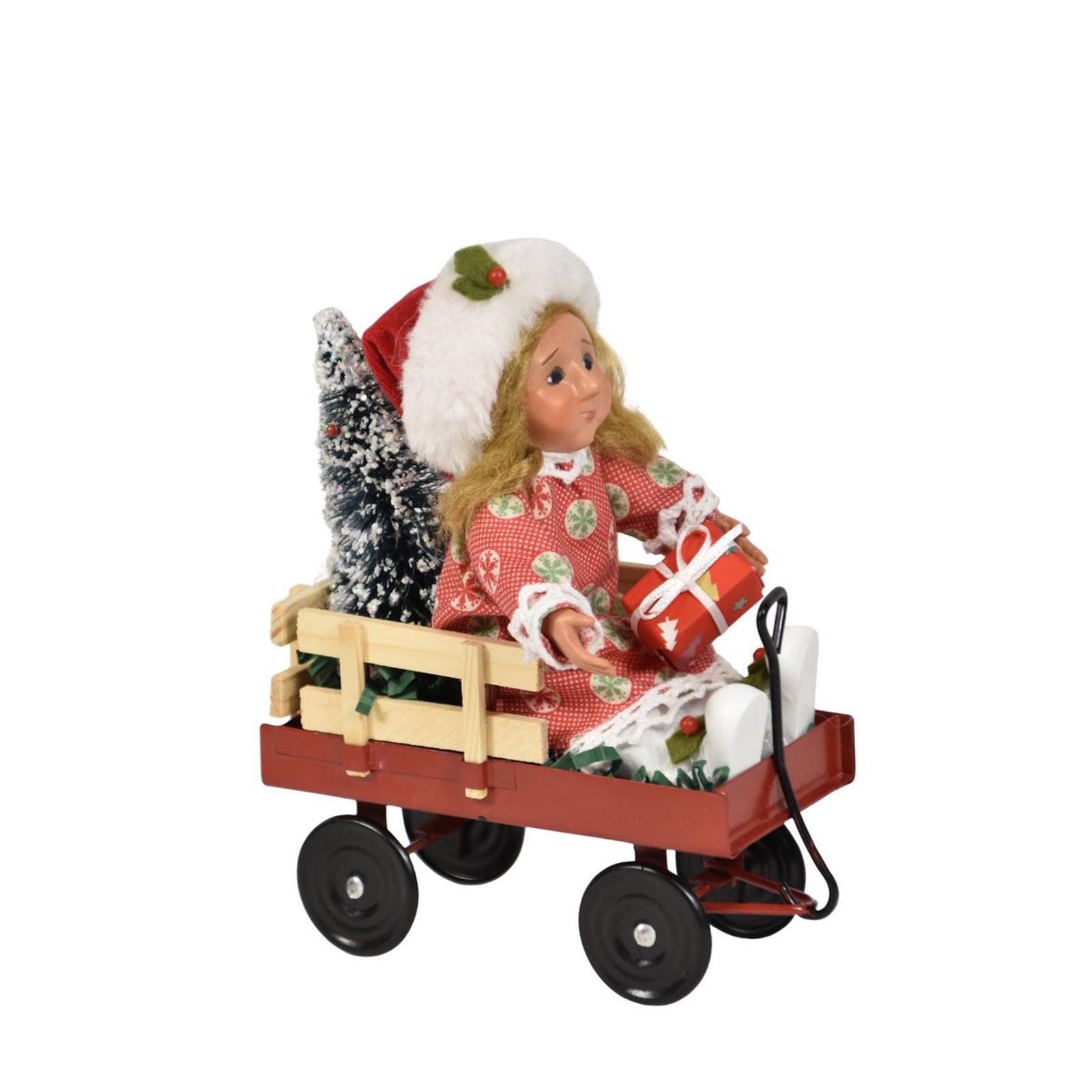 Byers' Choice Toddler in Wagon Caroler, view 5