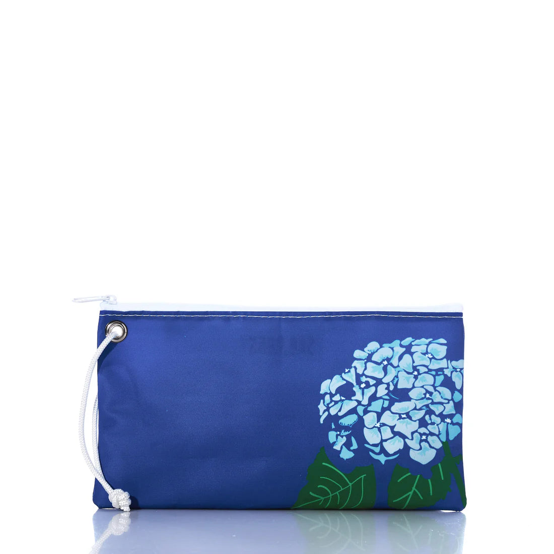 Harbor Blue Hydrangea Large wristlet