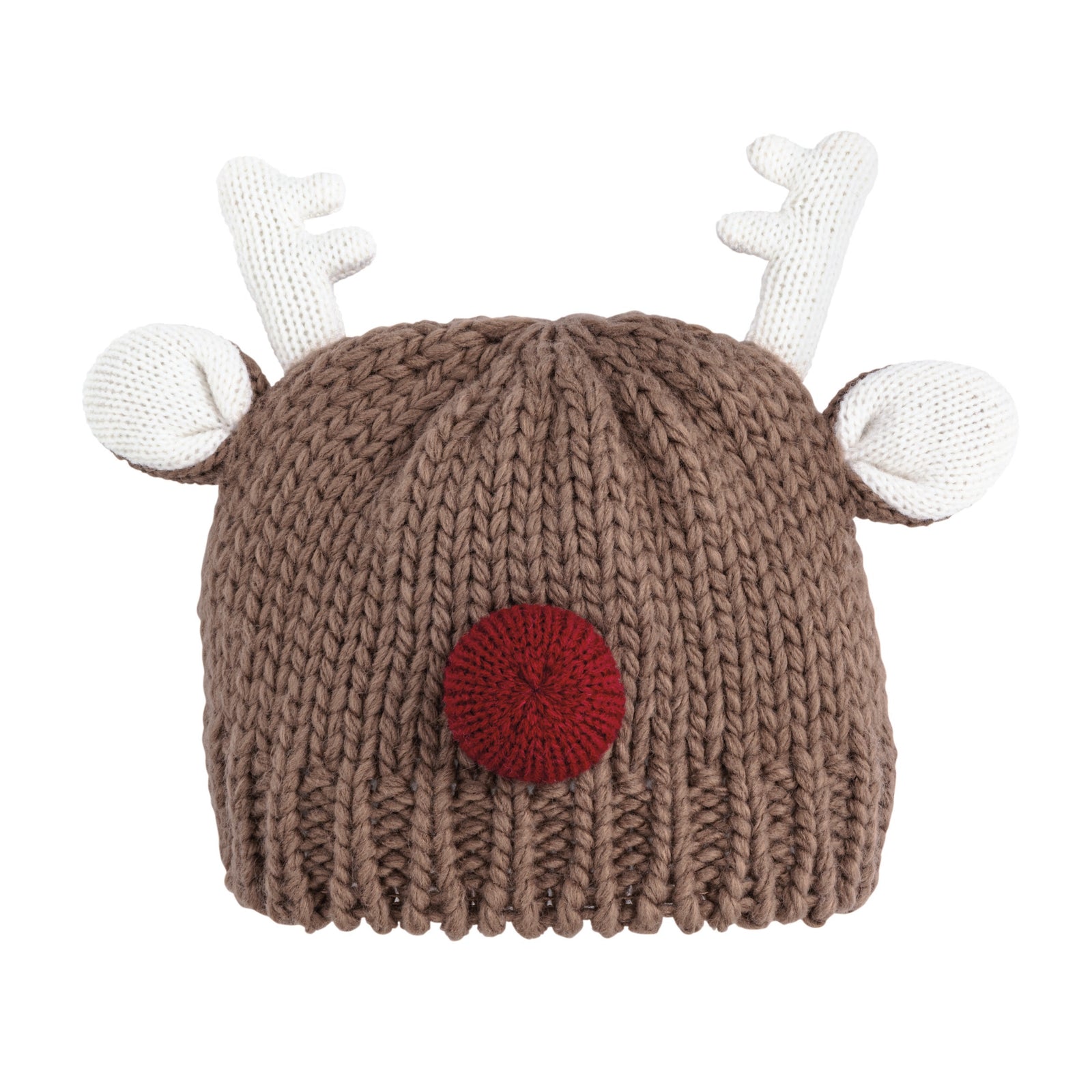 Reindeer Chunky Knit Baby Hat