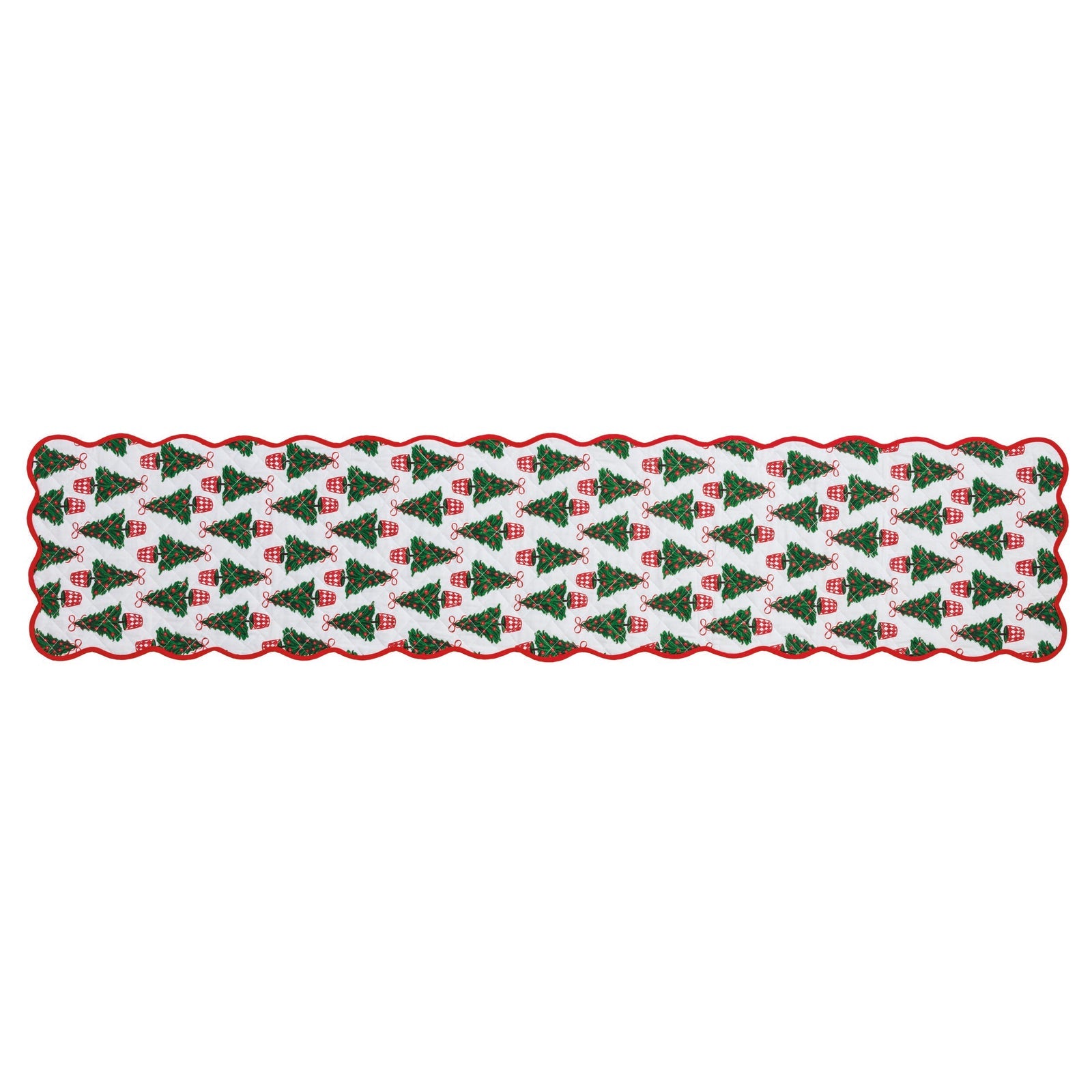 Quilted Christmas Tree Table Runner