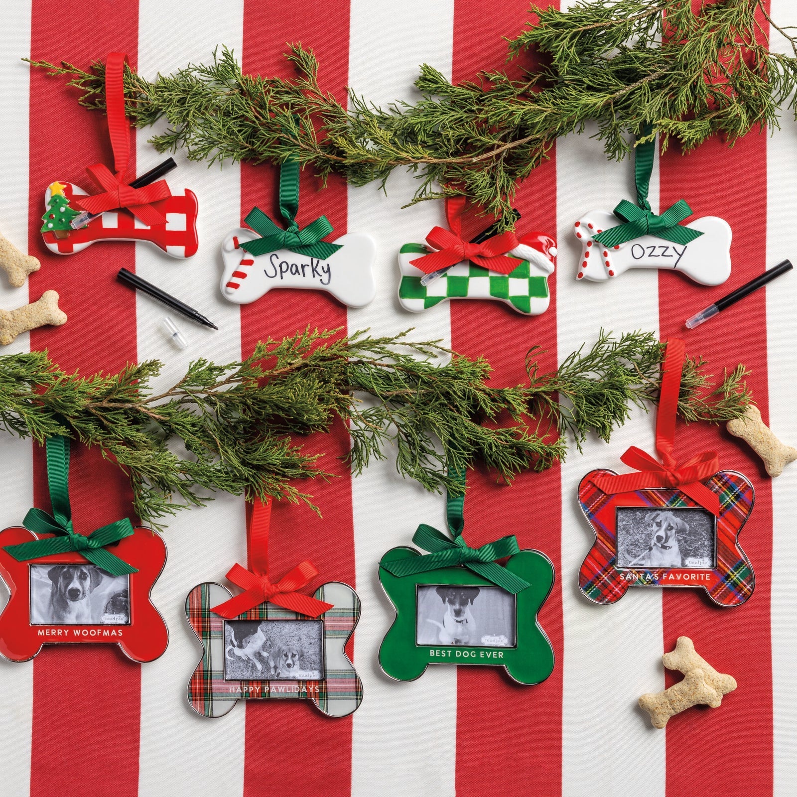 Santa's Favorite Bone Frame Ornament, view 2