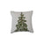 Embroidered Christmas Tree Pillow