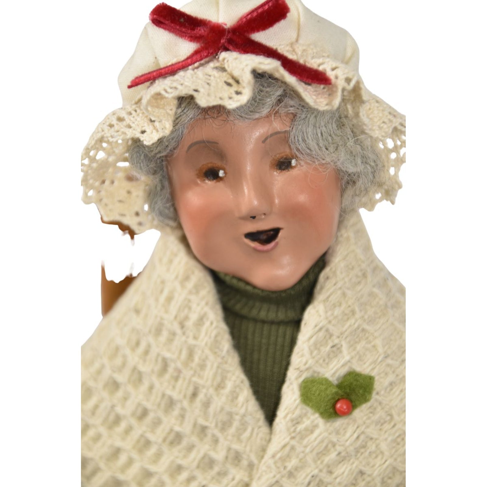 Byers' Choice Workshop Mrs. Claus Caroler, view 2