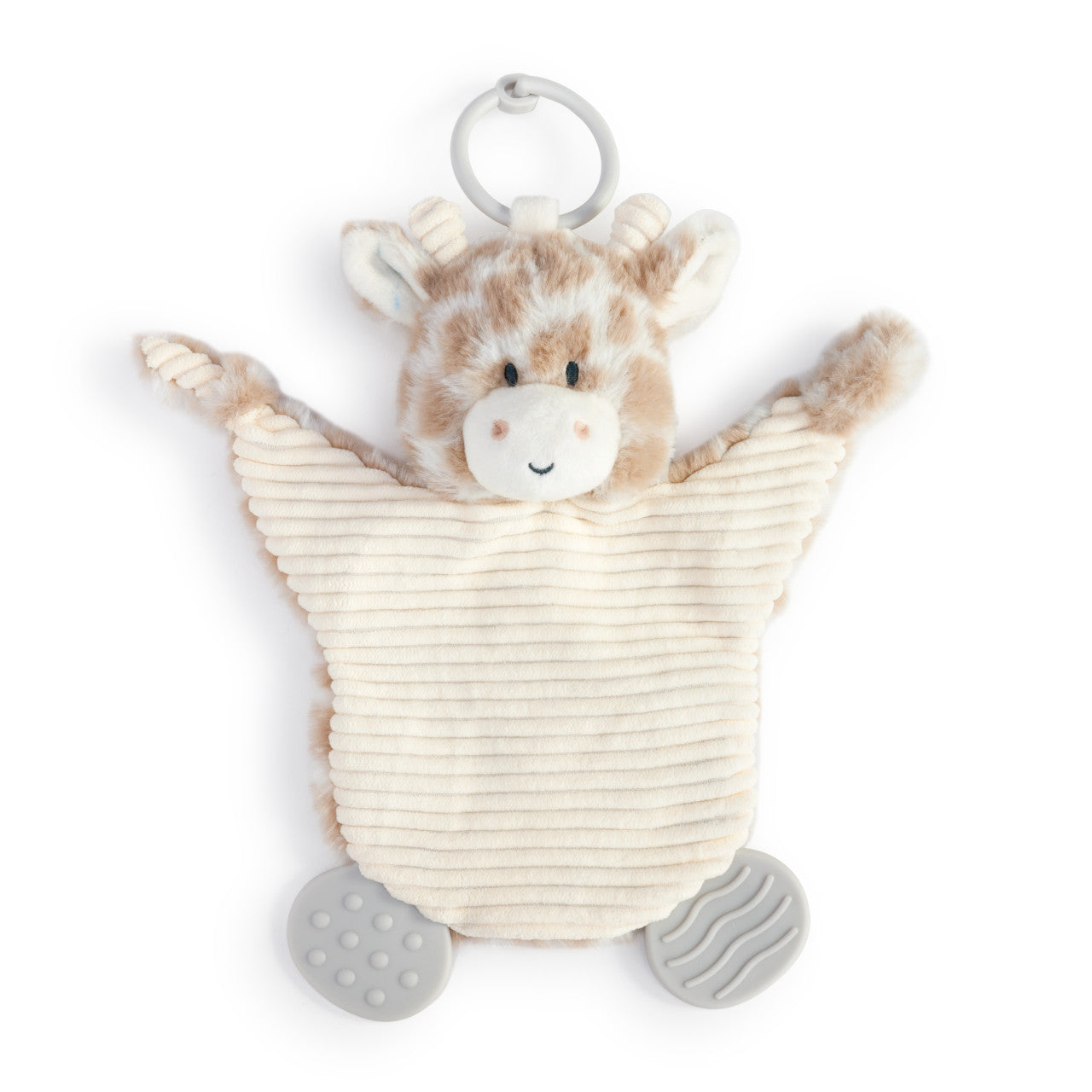 Demdaco Giraffe Teether Buddy, stroller teether and mini security blanket