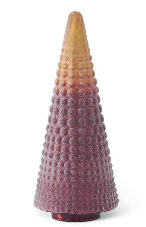 Burgundy & Gold Ombre Trees