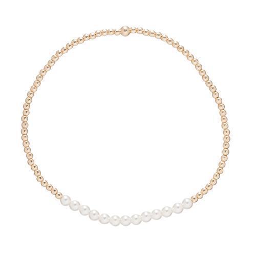 Gold Bliss 2mm Bead Bracelet - Fab Vila
