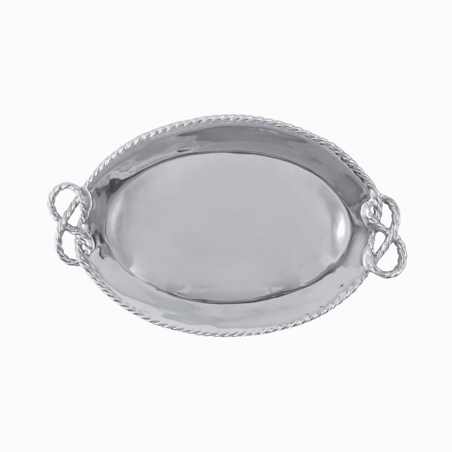 Rope Oval Serving Tray