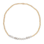 Gold Bliss 2mm Bead Bracelet - Fab Vila