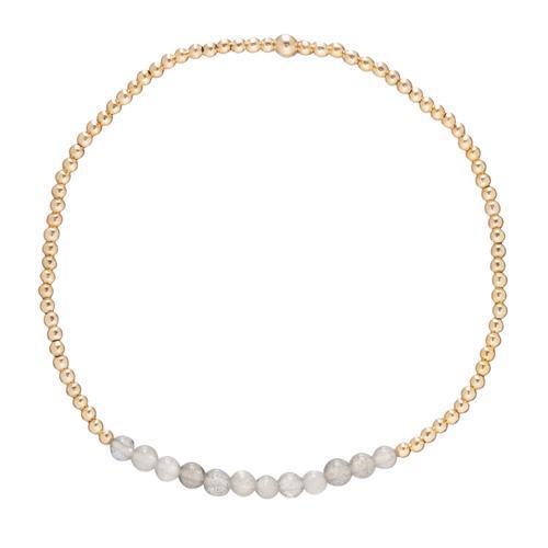 Gold Bliss 2mm Bead Bracelet - Fab Vila