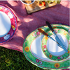 Melamine Campagna Gallina Salad Plate by Vietri for your outdoor dining