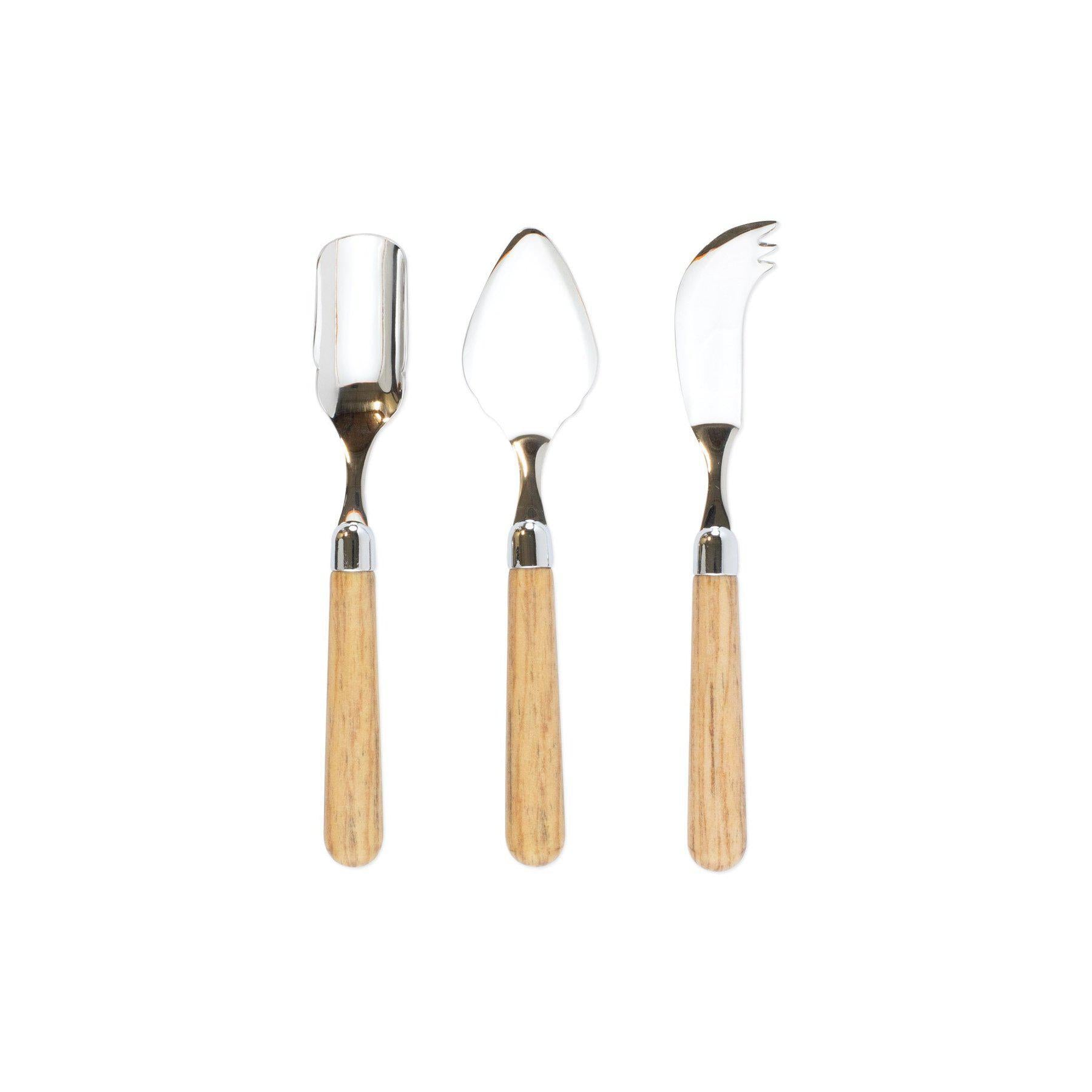 Albero Oak Cheese Knife Set - Fab Vila