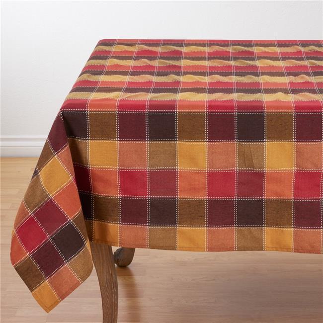 Plaid Stitched Runner - Fab Vila