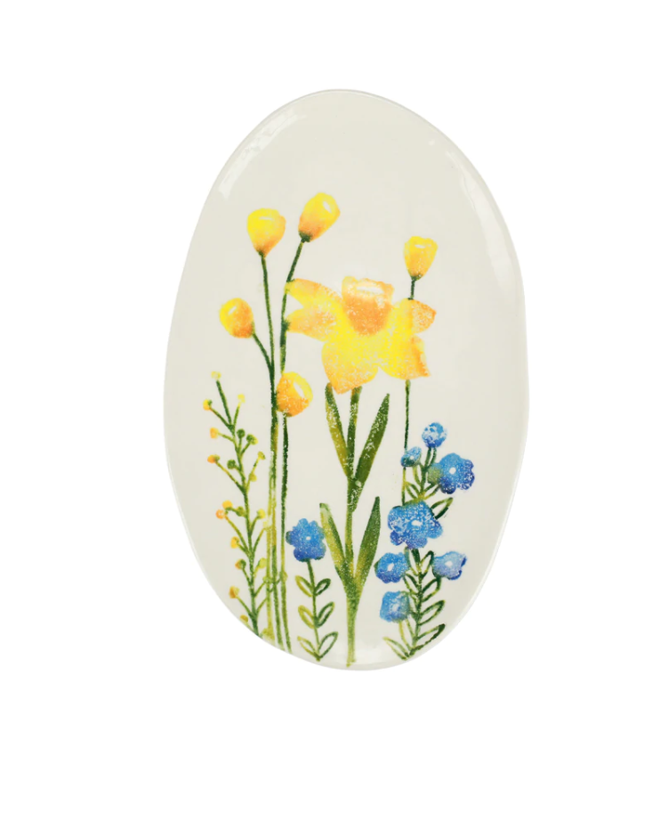 Fiori di Campo Small Oval Platter
