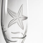 Starfish Champagne Flute  - Set of 4 Glasses - Fab Vila