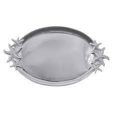 Starfish Handle Oval Tray
