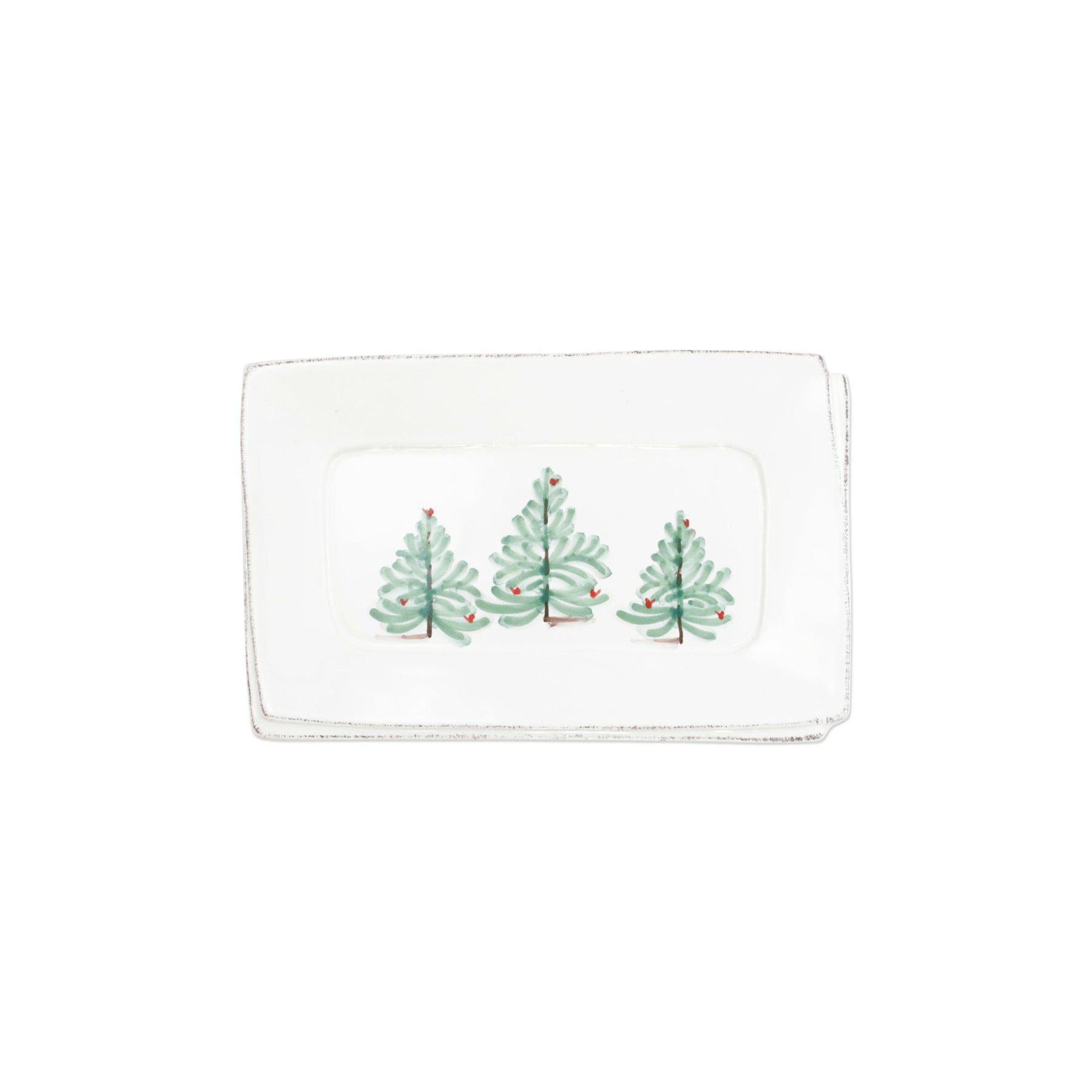 Lastra Holiday Small Rectangular Tray - Fab Vila