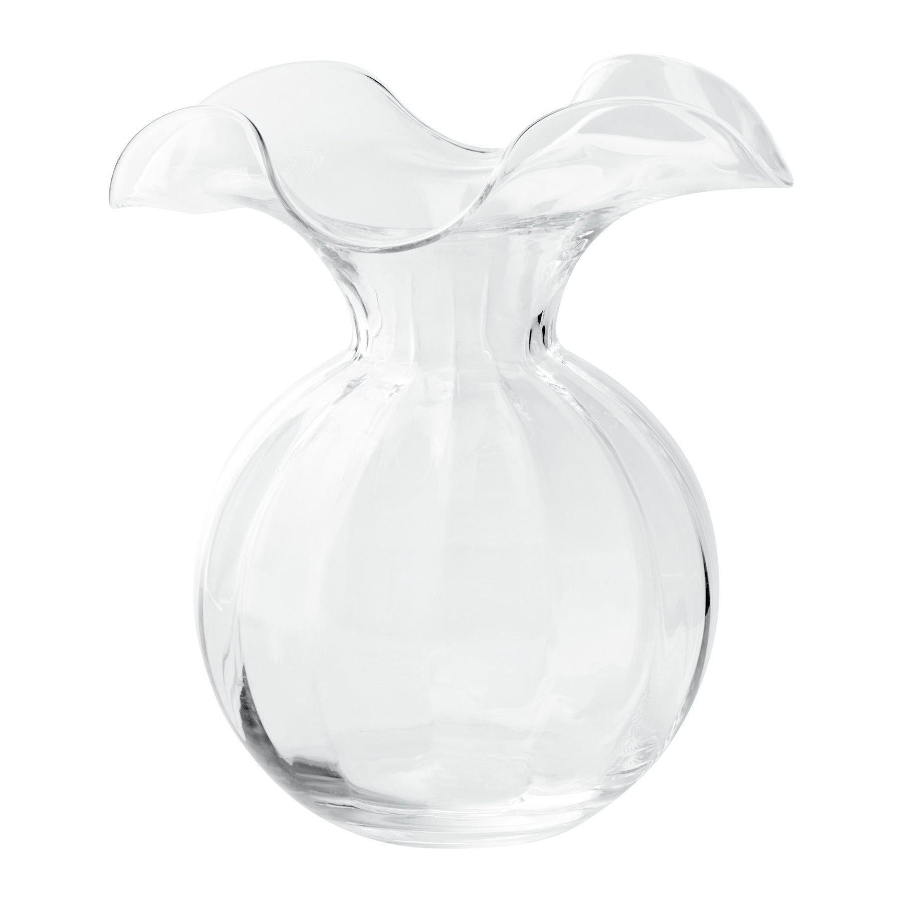 Hibiscus Fluted Vase- Medium - Fab Vila