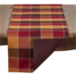 Plaid Stitched Runner - Fab Vila