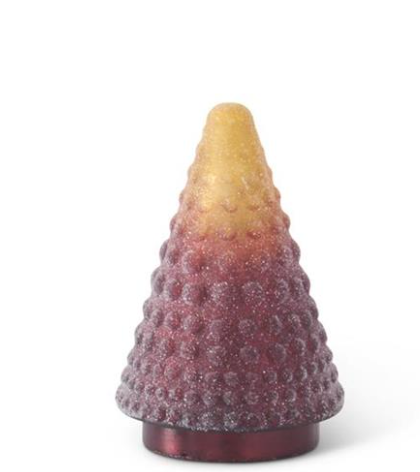 Burgundy & Gold Ombre Trees