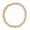 Dignity gold 5mm bead bracelet