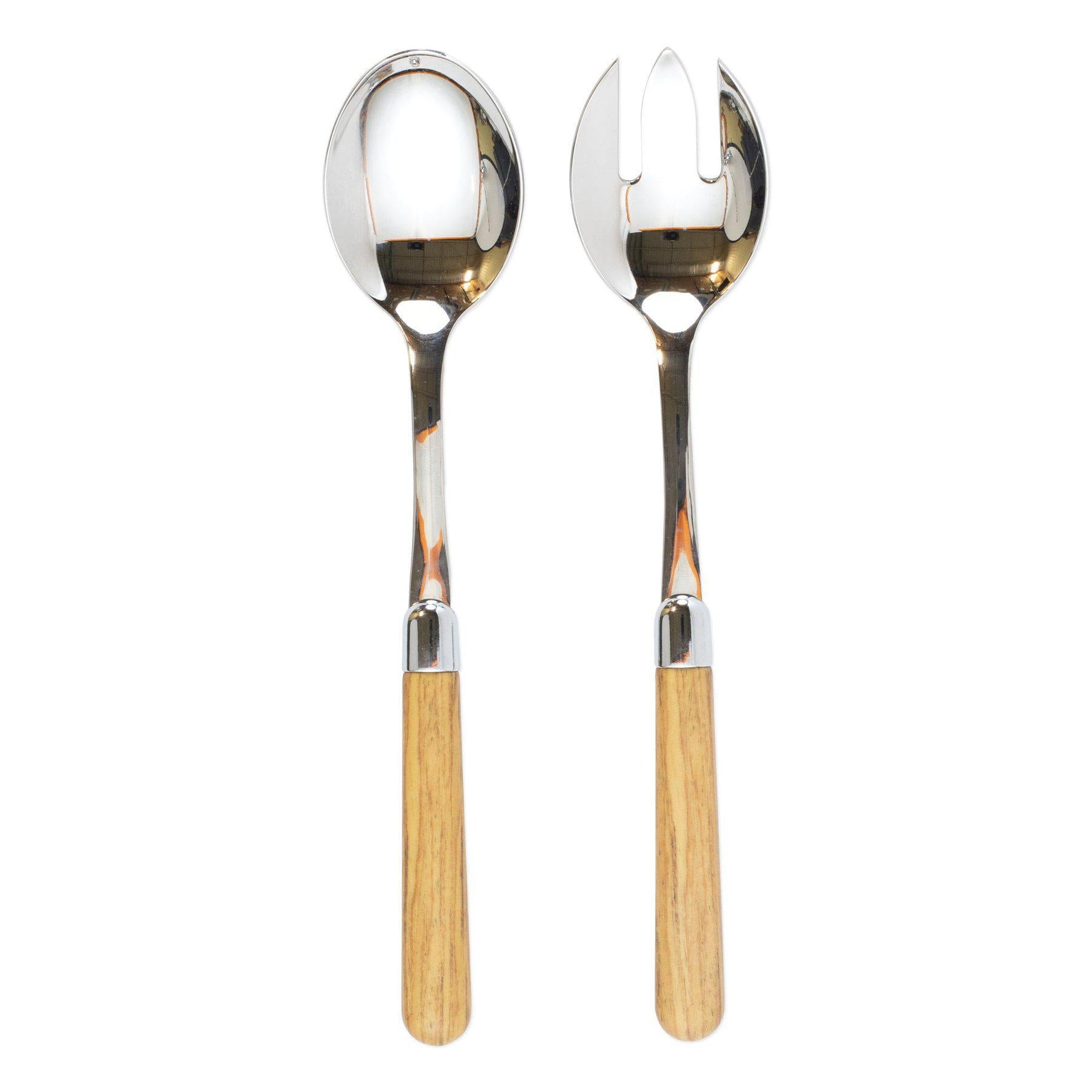 Albero Oak Salad servers - Fab Vila