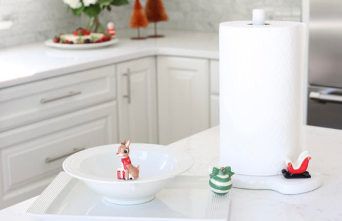 Nora Fleming Pinstripes Melamine Paper Towel Holder
