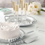 Pearled Cake Server - Fab Vila
