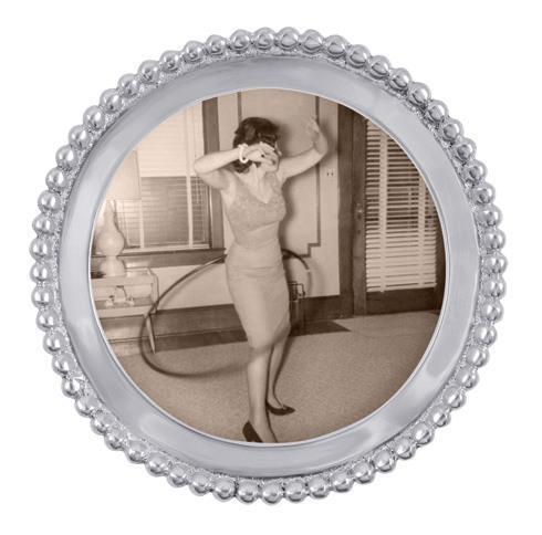 Beaded Round Frame - Fab Vila