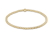 Elevate Your Style with E. Newton's Classic Gold 2.5mm Bead Bracelet