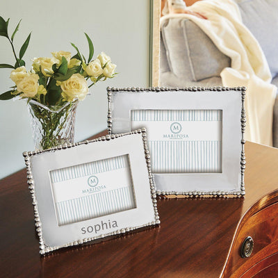 Capture Your Memories in Style with the Mariposa Pearl Drop Picture Frame