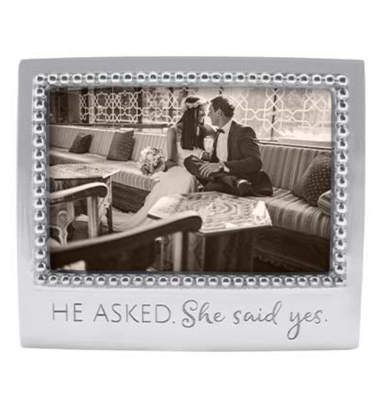 HE ASKED. SHE SAID YES - Frame