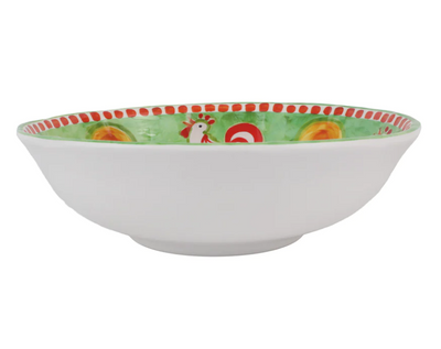 Melamine Campagna Gallina Serving Bowl by Vietri for your outdoor entertaining