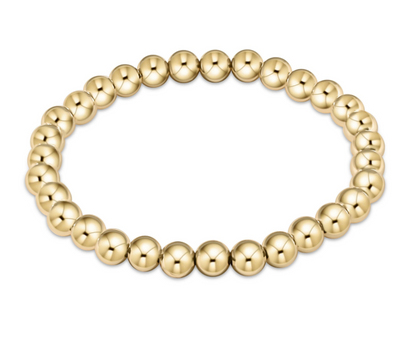 Add a Bold Touch to Your Look with E. Newton's Classic Gold 6mm Bead Bracelet