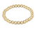 Classic gold 6mm bead bracelet