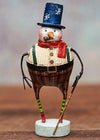 Good Tiding Snowman by Lori Mitchell