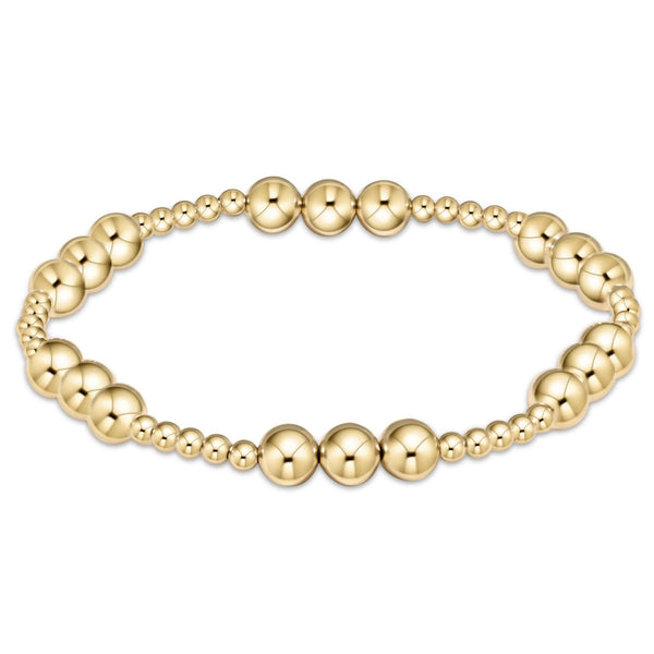 Shop the Timeless E Newton Classic Joy Pattern 6mm Bead Bracelet in Go 