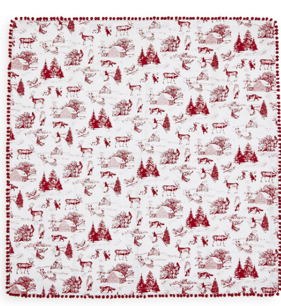 Winter Toile S/4 Napkins