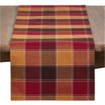 Plaid Stitched Runner - Fab Vila