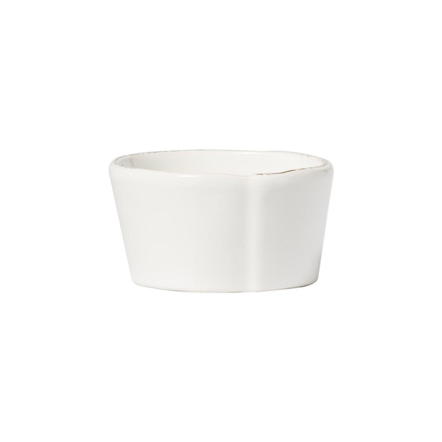 Lastra White Condiment Bowl - Fab Vila